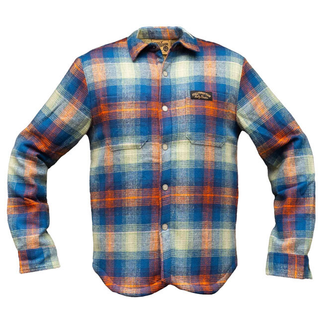 Holy Freedom Mcfly lined shirt blue Size XL