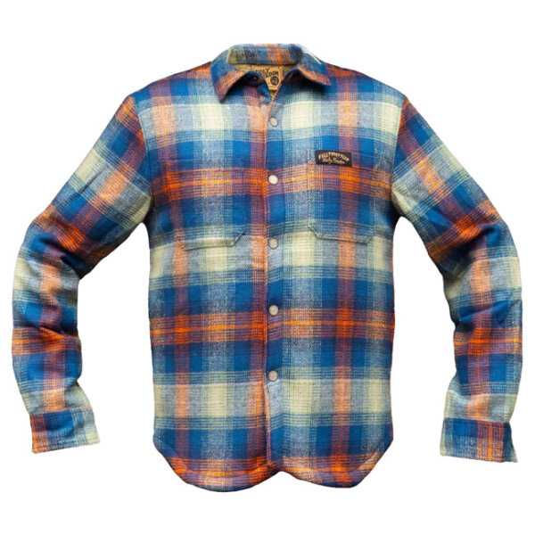 Holy Freedom Mcfly lined shirt blue Size XL