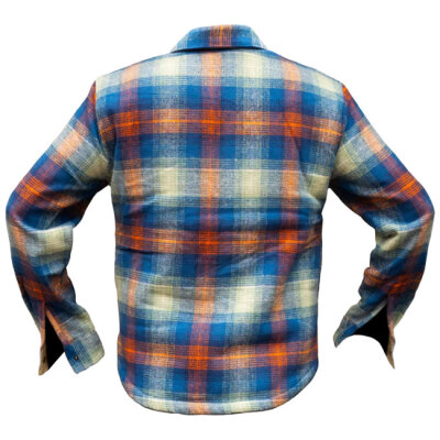 Holy Freedom Mcfly lined shirt blue Size XL