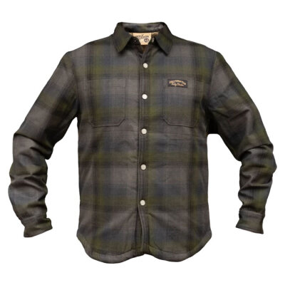 Holy Freedom Bear lined shirt gray Size L