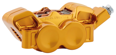 Ness 4-piston 11.8" radial clpr gold RH