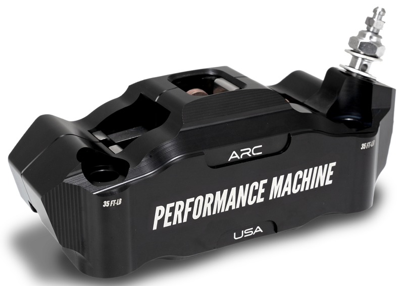 PM Race Series 4 Rad. Caliper RH Black (FR)