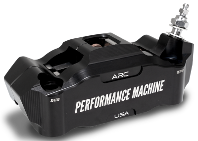 PM Race Series 4 Rad. Caliper RH Black (FR)