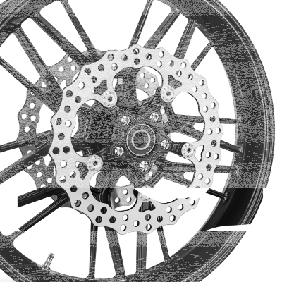 Ness Spider 320mm FR blk FLH/T24-up HUB (FR)