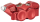 Ness 4-piston 11.8" radial clpr red LH (FR)