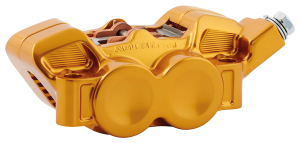 Ness 4-piston 11.8" radial clpr gold RH