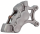 Ness 6-piston 14" caliper titanium right
