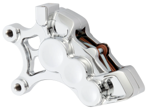 Ness 6-piston 14" caliper chrome left (ES)