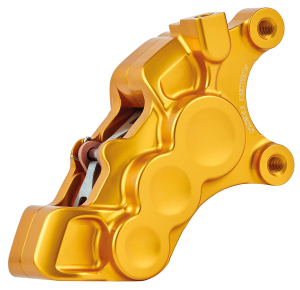 Ness 6-piston 11.8" caliper gold right (ES)