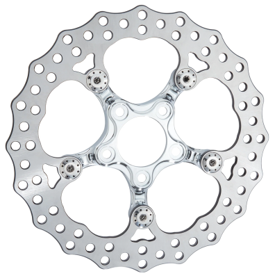 Ness Spider 320mm FR chr FLH/T24-up HUB