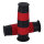 13 1/2, Outlaw grips. Black/Red 1""""