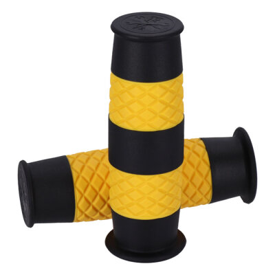 13 1/2, Outlaw grips. Black/Yellow 1""""