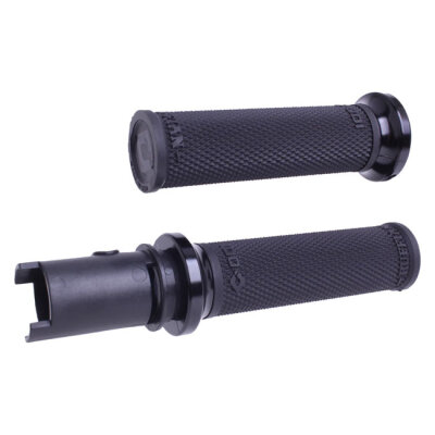 ODI, V-twin lock-on grips Ruffian-HD grips. Black/Black