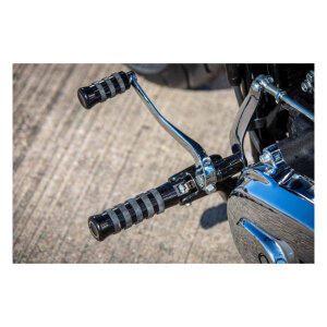 Rick\\\\s Motorcycles, rider foot pegs O-ring style. Black