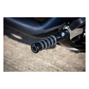 Rick\\\\s Motorcycles, rider foot pegs O-ring style. Black