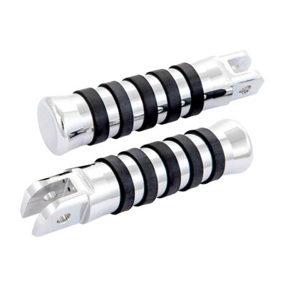 Rick\\\\s Motorcycles, rider foot pegs O-ring style. Polished