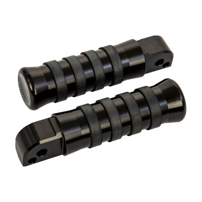 Rick\\\\s Motorcycles, passenger pegs O-ring style. Black