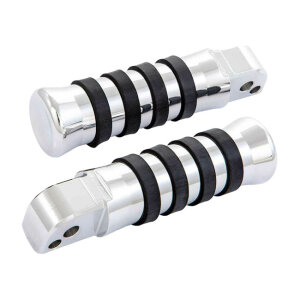 Rick\\\\s Motorcycles, passenger pegs O-ring style. Polished