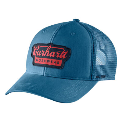 Carhartt Twill Mesh-Back Script cap dark One size fits most