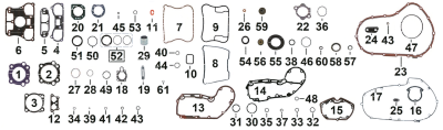 25pck pushrod cover O-ring XL04-up (DE)
