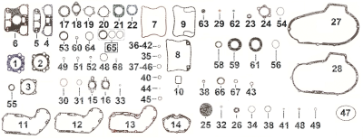 10pck tappet pin O-ring XL86-03 (FR)