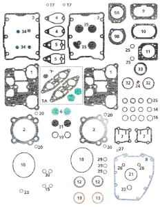 10pck rocker supp O-ring TC99-17 (IT)