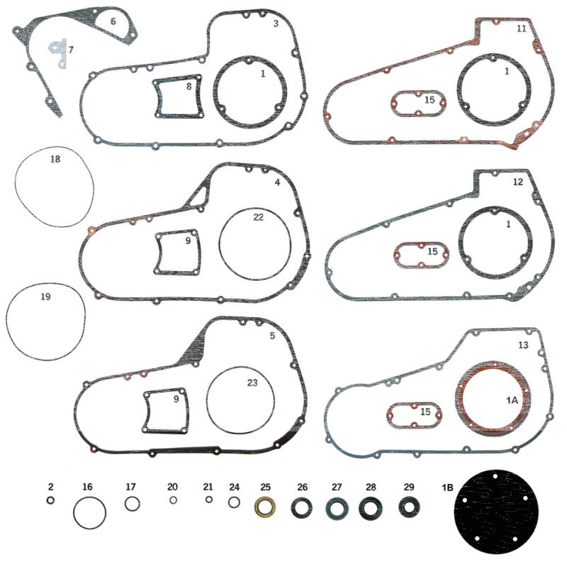 25pck shift lever O-ring F*ST90-06 (GB)