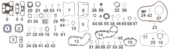10pck neutral switch O-ring TC99-17 (GB)
