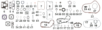 10pck neutral switch O-ring TC99-17 (ES)