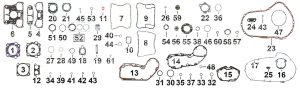 25pck pushrod cover O-ring XL04-up (ES)