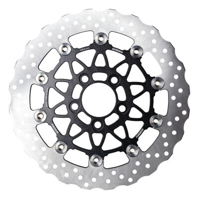 Accossato, Floating brake disc front. Wave. Black