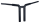 AGID Club T 11" high short m/c cutout Bk (DE)