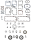 10pck oil pan gasket FXD99-17 (DE)