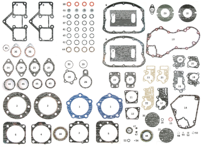 10pck Oil pump cover gasket BT68-80 (DE)