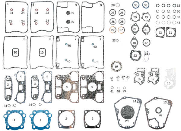 10pck Oil pump body gasket BT92-99 (DE)