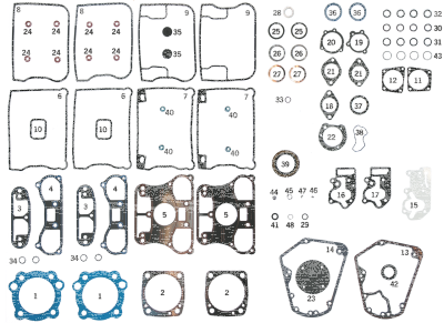 10pck Oil pump body gasket BT92-99 (DE)