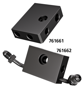 Front ABS Manifold Black Dual FXD12-17 (DE)