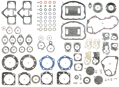 10pck front tappet block gasket BT48-84 (IT)