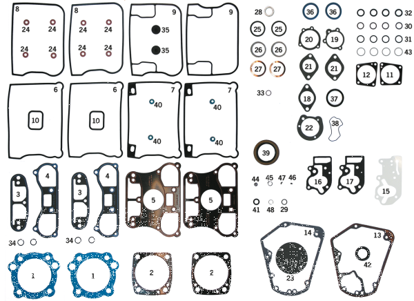10pck Oil pump body gasket BT92-99 (IT)
