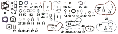4pck breather seal gasket XL07-22 (GB)
