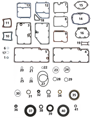 10pck oil pan gasket FXD99-17