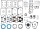 10pck Oil pump body gasket BT80-91 (GB)