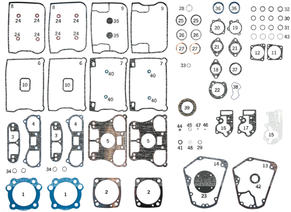Cylinder base FR gasket pair BT84-88 (ES)
