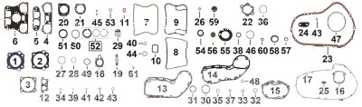 4pck breather seal gasket XL07-22 (ES)