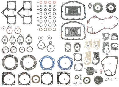 10pck Oil pump cover gasket BT50-67 (ES)