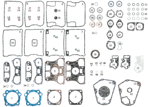 10pck Oil pump body gasket BT92-99 (ES)
