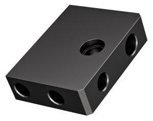 Front ABS Manifold Black Dual FXD12-17 (ES)