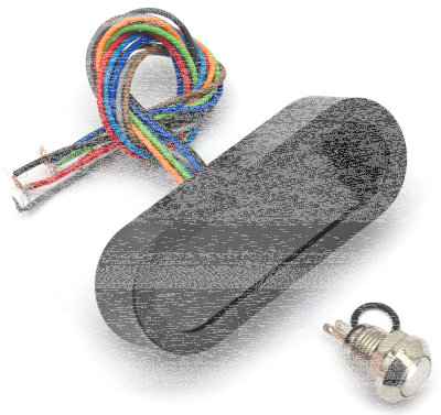 Micro Speedo Gauge Black (DE)