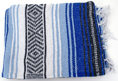 Mexican blanket Cobalt/Blue/White/Blk (FR)