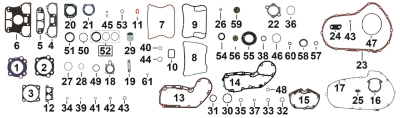 5pck inner rocker cvr gasket XL07-22 (FR)
